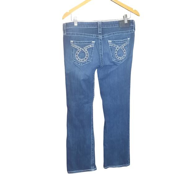 Big Star Womens Liv Bootcut Low Rise Embellished Pocket Jeans Size 31L - Picture 2 of 7